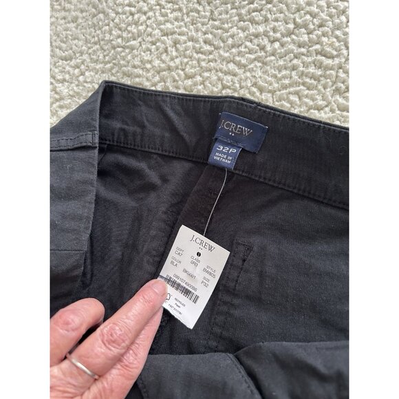 J.Crew Factory $118.00 Wide Leg Patch Pocket Pants Black Size 32P - Picture 6 of 12